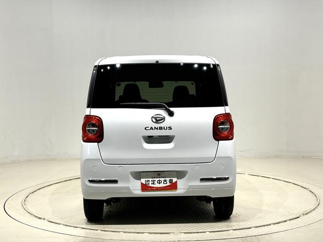 ムーヴキャンバスセオリーＧターボ　シートヒーター　バックモニター対応カメラＬＥＤオートライト・フォグランプ　電動パーキングブレーキ　プッシュボタンスタート　セキュリティアラーム　バックカメラ　両側パワースライドドアウエルカムオープン機能　オート電動格納式ドアミラー（広島県）の中古車