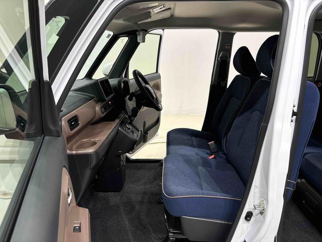 ムーヴキャンバスセオリーＧターボ　シートヒーター　バックモニター対応カメラＬＥＤオートライト・フォグランプ　電動パーキングブレーキ　プッシュボタンスタート　セキュリティアラーム　バックカメラ　両側パワースライドドアウエルカムオープン機能　オート電動格納式ドアミラー（広島県）の中古車