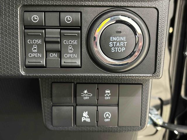 タントカスタムＲＳ　バックモニター対応カメラＬＥＤオートライト　パワースライドドアウェルカムオープン機能　電動パーキングブレーキ　運転席助手席シートヒーター　アルミホイール　キーフリーシステム　　オート電動格納式ドアミラー（広島県）の中古車