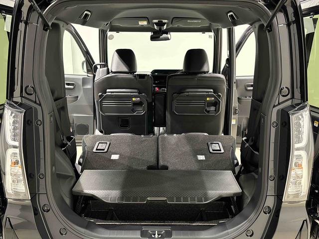 タントカスタムＲＳ　バックモニター対応カメラＬＥＤオートライト　パワースライドドアウェルカムオープン機能　電動パーキングブレーキ　運転席助手席シートヒーター　アルミホイール　キーフリーシステム　　オート電動格納式ドアミラー（広島県）の中古車