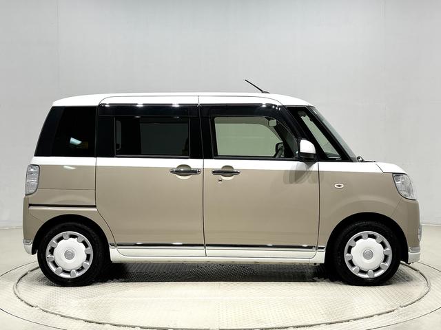 ムーヴキャンバスＸリミテッドメイクアップ　ＳＡII　カーナビ　バックカメラ付ＬＥＤヘッドランプ・フォグランプ　置き楽ボックス　オートライト　プッシュボタンスタート　セキュリティアラーム　パノラマモニター対応カメラ　両側パワースライドドア（広島県）の中古車