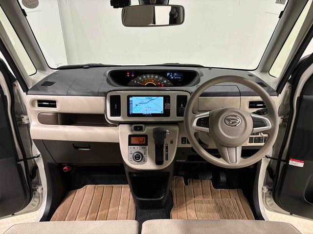 ムーヴキャンバスＸリミテッドメイクアップ　ＳＡII　カーナビ　バックカメラ付ＬＥＤヘッドランプ・フォグランプ　置き楽ボックス　オートライト　プッシュボタンスタート　セキュリティアラーム　パノラマモニター対応カメラ　両側パワースライドドア（広島県）の中古車