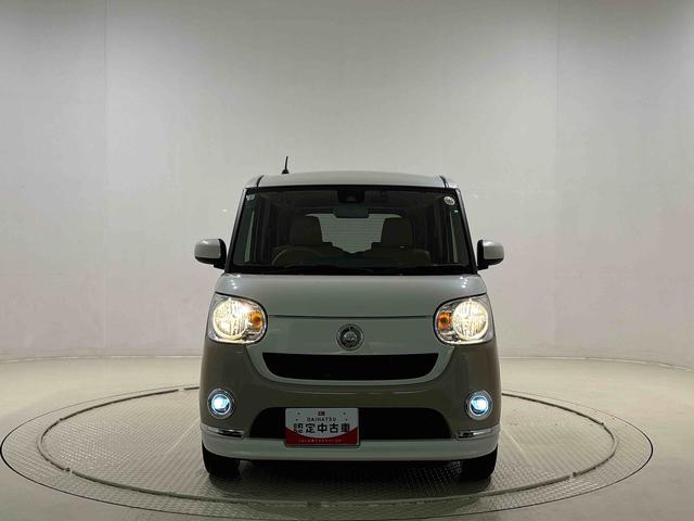 ムーヴキャンバスＸリミテッドメイクアップ　ＳＡII　カーナビ　バックカメラ付ＬＥＤヘッドランプ・フォグランプ　置き楽ボックス　オートライト　プッシュボタンスタート　セキュリティアラーム　パノラマモニター対応カメラ　両側パワースライドドア（広島県）の中古車