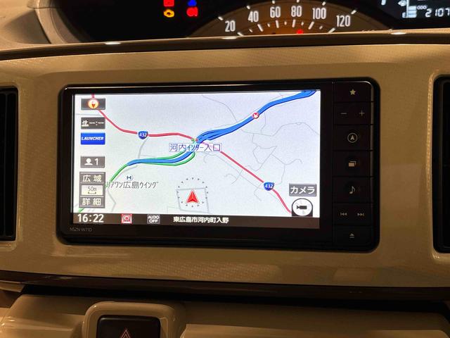 ムーヴキャンバスＸメイクアップリミテッド　ＳＡIII　ナビ　全方位モニターＥＴＣ車載器　ドライブレコーダー　後席両側パワースライドドア　ハロゲンヘッドライト　ＬＥＤフォグランプ　サイドエアバッグ　オートライト　オートエアコン　プッシュボタンスタート　キーフリーシステム（広島県）の中古車