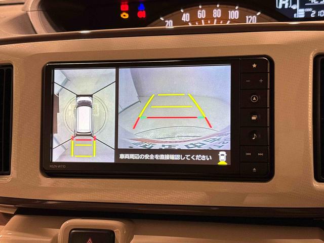 ムーヴキャンバスＸメイクアップリミテッド　ＳＡIII　ナビ　全方位モニターＥＴＣ車載器　ドライブレコーダー　後席両側パワースライドドア　ハロゲンヘッドライト　ＬＥＤフォグランプ　サイドエアバッグ　オートライト　オートエアコン　プッシュボタンスタート　キーフリーシステム（広島県）の中古車