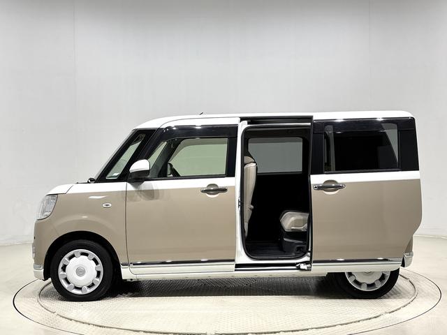 ムーヴキャンバスＸメイクアップリミテッド　ＳＡIII　ナビ　全方位モニターＥＴＣ車載器　ドライブレコーダー　後席両側パワースライドドア　ハロゲンヘッドライト　ＬＥＤフォグランプ　サイドエアバッグ　オートライト　オートエアコン　プッシュボタンスタート　キーフリーシステム（広島県）の中古車