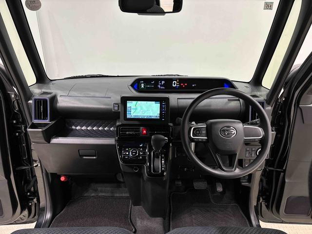 タントカスタムＸ　７インチナビ　ＥＴＣ　ドライブレコーダー付全周囲カメラ側電動スライドドア　前席シートヒーター　オーディオ操作用ステアリングスイッチ　ＬＥＤヘッドライト　ＬＥＤフォグランプ　プッシュボタンスタート　１４インチアルミホイール　純正カーペットマット（広島県）の中古車