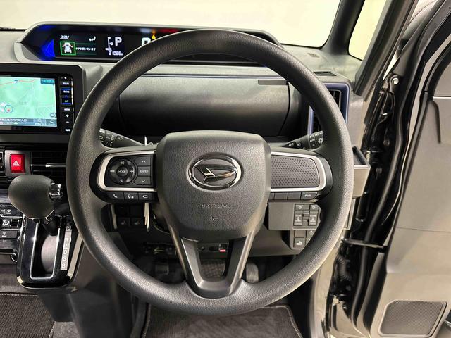 タントカスタムＸ　７インチナビ　ＥＴＣ　ドライブレコーダー付全周囲カメラ側電動スライドドア　前席シートヒーター　オーディオ操作用ステアリングスイッチ　ＬＥＤヘッドライト　ＬＥＤフォグランプ　プッシュボタンスタート　１４インチアルミホイール　純正カーペットマット（広島県）の中古車