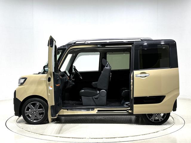 タントファンクロスターボ　１０インチナビ　ＥＴＣ　ドラレコパノラマカメラ　プッシュボタンスタート　両側電動スライドドア　パワースライドドア予約オープン機能　ミラクルオープンドア　シートバックテーブル　運転席助手席シートヒーター　運転席シートリフター（広島県）の中古車