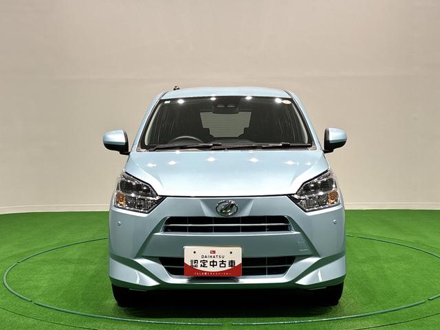 ミライースX SAIII バックモニター対応カメラ コーナーセンサーLEDヘッドランプ セキュリティアラーム コーナーセンサー 14インチフルホイールキャップ キーレスエントリー 電動格納式ドアミラー ショツピングフック マニュアルエアコン(広島県)の中古車