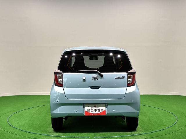 ミライースX SAIII バックモニター対応カメラ コーナーセンサーLEDヘッドランプ セキュリティアラーム コーナーセンサー 14インチフルホイールキャップ キーレスエントリー 電動格納式ドアミラー ショツピングフック マニュアルエアコン(広島県)の中古車