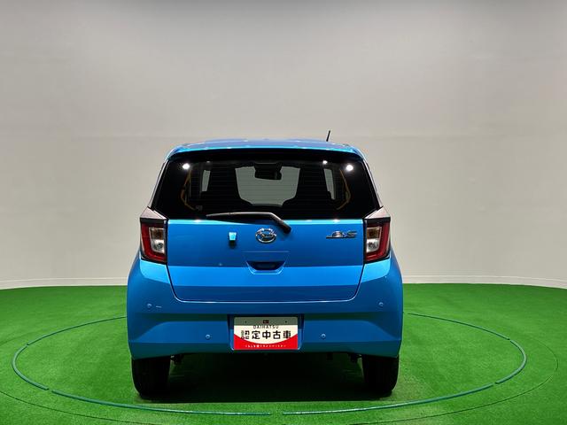 ミライースX SAIII バックカメラ コーナーセンサーLEDヘッドランプ セキュリティアラーム コーナーセンサー 14インチフルホイールキャップ キーレスエントリー 電動格納式ドアミラー ショツピングフック マニュアルエアコン(広島県)の中古車