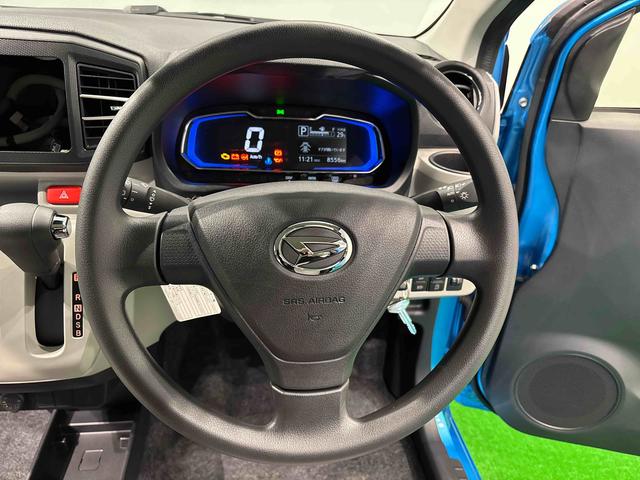 ミライースX SAIII バックカメラ コーナーセンサーLEDヘッドランプ セキュリティアラーム コーナーセンサー 14インチフルホイールキャップ キーレスエントリー 電動格納式ドアミラー ショツピングフック マニュアルエアコン(広島県)の中古車