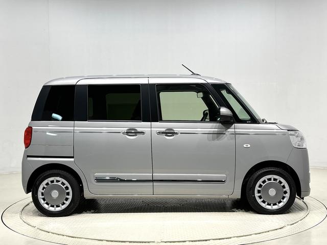 ムーヴキャンバスセオリーG バックカメラ付き 電動パーキングブレーキLEDオートライト・フォグランプ 電動パーキングブレーキ プッシュボタンスタート セキュリティアラーム バックカメラ 両側パワースライドドアウエルカムオープン機能 オート電動格納式ドアミラー(広島県)の中古車