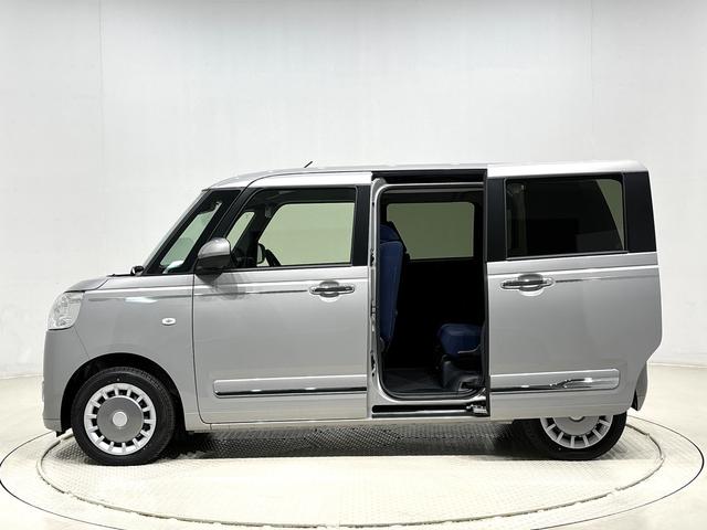 ムーヴキャンバスセオリーG バックカメラ付き 電動パーキングブレーキLEDオートライト・フォグランプ 電動パーキングブレーキ プッシュボタンスタート セキュリティアラーム バックカメラ 両側パワースライドドアウエルカムオープン機能 オート電動格納式ドアミラー(広島県)の中古車