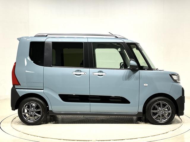 タントファンクロス バックモニター 電動パーキングブレーキLEDオートライト パワースライドドアウェルカムオープン機能 電動格納式ドアミラー 助手席ロングスライド 助手席イージークローザー セキュリティアラーム キーフリーシステム(広島県)の中古車