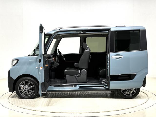 タントファンクロス バックモニター 電動パーキングブレーキLEDオートライト パワースライドドアウェルカムオープン機能 電動格納式ドアミラー 助手席ロングスライド 助手席イージークローザー セキュリティアラーム キーフリーシステム(広島県)の中古車