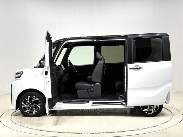 タントカスタムX 10インチナビゲーション バックカメラLEDオートライト パワースライドドアウェルカムオープン機能 電動パーキングブレーキ 運転席助手席シートヒーター アルミホイール(広島県)の中古車