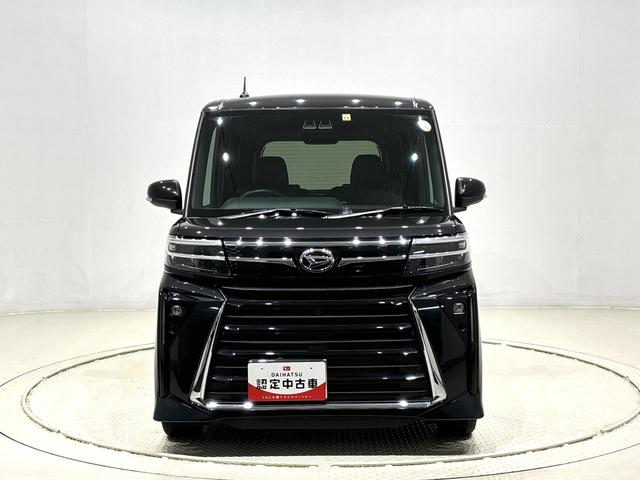 タントカスタムＲＳ　カーナビ　バックモニター　キーフリーシステムＬＥＤヘッドライト・フォグランプ　サイドエアバッグ　電動パーキングブレーキ　後席両側パワースライドドア　運転席・助手席シートヒーター　オートライト　オートエアコン　プッシュボタンスタート（広島県）の中古車