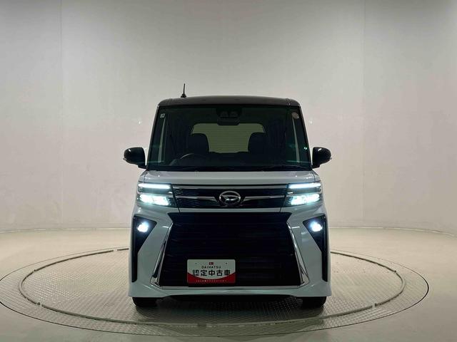 タントカスタムＸ　両側電動スライドドア　バックカメラ付前席シートヒーター　オートホールド機能付き電動パーキングブレーキ　ＬＥＤヘッドライト　ＬＥＤフォグランプ　オートライト　オートハイビーム　オーディオ操作用ステアリングスイッチ　ＳＲＳサイドエアバッグ（広島県）の中古車