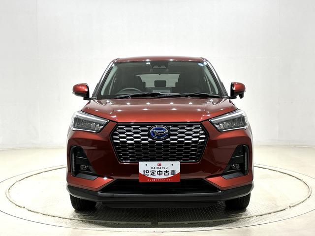 ロッキープレミアムＧ　ＨＥＶ　ＬＥＤヘッドライト・フォグランプバックモニター　電動パーキングブレーキ　運転席・助手席シートヒーター　プッシュボタンスタート　サイドエアバッグ　オートライト　オートエアコン　キーフリーシステム　純正アルミホイール（広島県）の中古車