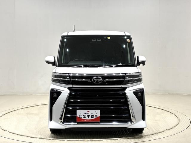 タントカスタムRSLEDオートライト パワースライドドアウェルカムオープン機能 電動パーキングブレーキ 運転席助手席シートヒーター アルミホイール キーフリーシステム オート電動格納式ドアミラー(広島県)の中古車