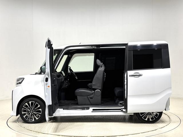 タントカスタムRSLEDオートライト パワースライドドアウェルカムオープン機能 電動パーキングブレーキ 運転席助手席シートヒーター アルミホイール キーフリーシステム オート電動格納式ドアミラー(広島県)の中古車