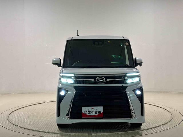 タントカスタムRSLEDオートライト パワースライドドアウェルカムオープン機能 電動パーキングブレーキ 運転席助手席シートヒーター アルミホイール キーフリーシステム オート電動格納式ドアミラー(広島県)の中古車