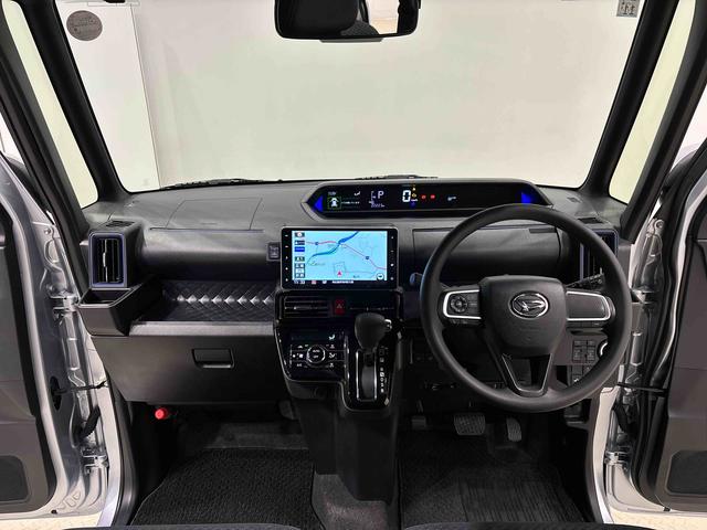 タントカスタムＸ　カーナビ　ドライブレコーダー　バックモニターＥＴＣ車載器　後席両側パワースライドドア　運転席・助手席シートヒーター　ＬＥＤヘッドライト・フォグランプ　オートエアコン　サイドエアバッグ　オートライト　純正１４インチアルミホイール　キーフリー（広島県）の中古車