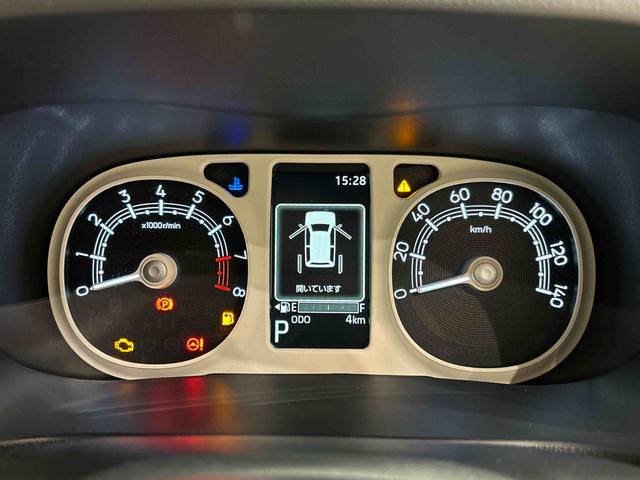 ムーヴキャンバスストライプスＧターボ　両側電動スライドドア　バックカメラ付ＬＥＤヘッドライト　ＬＥＤフォグランプ　前席シートヒーター　ＳＲＳサイドエアバッグ　オーディオ操作用ステアリングスイッチ　アダプティブルクルーズコントロール　オートホールド機能付電動パーキングブレーキ（広島県）の中古車