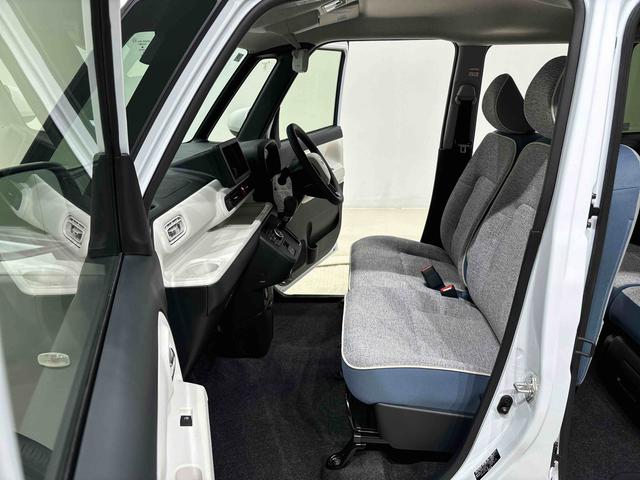 ムーヴキャンバスストライプスＧターボ　両側電動スライドドア　バックカメラ付ＬＥＤヘッドライト　ＬＥＤフォグランプ　前席シートヒーター　ＳＲＳサイドエアバッグ　オーディオ操作用ステアリングスイッチ　アダプティブルクルーズコントロール　オートホールド機能付電動パーキングブレーキ（広島県）の中古車