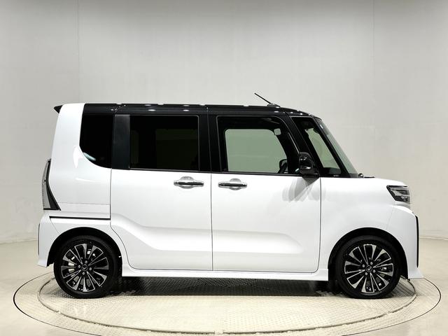 タントカスタムＲＳ　ターボ　運転席・助手席シートヒーター純正ナビ装着用アップグレードパック　両側電動スライドドア　電動パーキングブレーキ　オートブレーキホールド機能　本革巻ステアリングホイール　格納式リヤドアサンシェード　キーフリーシステム（広島県）の中古車