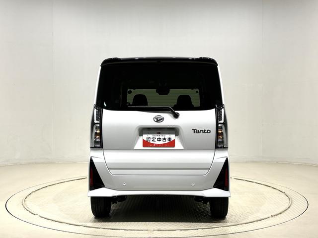 タントカスタムＲＳ　ターボ　運転席・助手席シートヒーター純正ナビ装着用アップグレードパック　両側電動スライドドア　電動パーキングブレーキ　オートブレーキホールド機能　本革巻ステアリングホイール　格納式リヤドアサンシェード　キーフリーシステム（広島県）の中古車