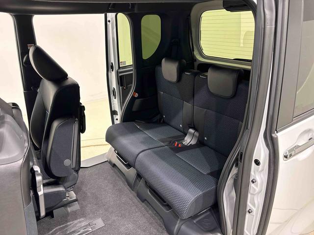 タントカスタムＲＳ　ターボ　運転席・助手席シートヒーター純正ナビ装着用アップグレードパック　両側電動スライドドア　電動パーキングブレーキ　オートブレーキホールド機能　本革巻ステアリングホイール　格納式リヤドアサンシェード　キーフリーシステム（広島県）の中古車