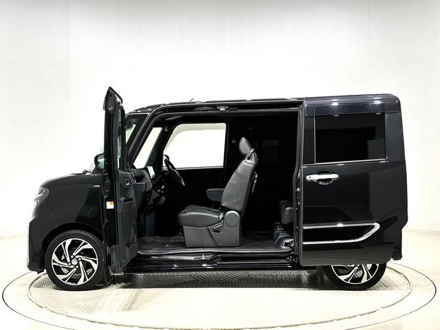 タントカスタムＲＳスタイルセレクションナビ　パノラマ　ＥＴＣ　ドラレコ　ＬＥＤオートライト　パワースライドドア　運転席ロングスライドシ−ト　助手席ロングスライド　助手席イージークローザー　アルミホイール　キーフリーシステム（広島県）の中古車