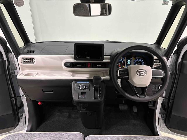 ムーヴキャンバスストライプスＧ　バックモニター対応カメラ　シートヒーターＬＥＤオートライト・フォグランプ　電動パーキングブレーキ　プッシュボタンスタート　セキュリティアラーム　バックカメラ　両側パワースライドドアウエルカムオープン機能　オート電動格納式ドアミラー（広島県）の中古車