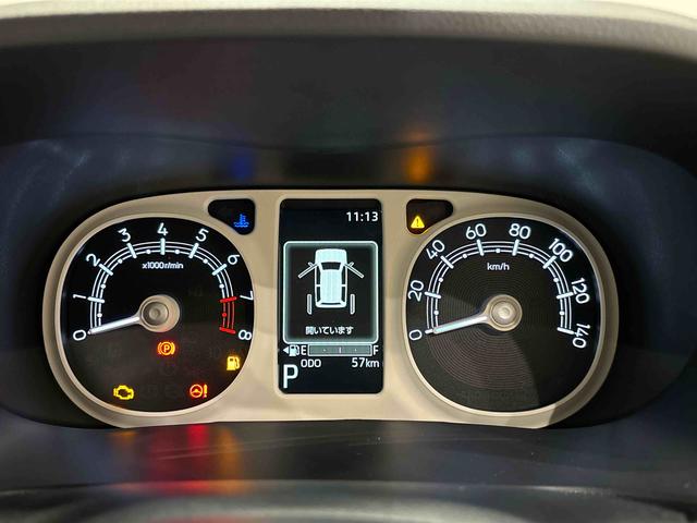 ムーヴキャンバスストライプスＧ　バックモニター対応カメラ　シートヒーターＬＥＤオートライト・フォグランプ　電動パーキングブレーキ　プッシュボタンスタート　セキュリティアラーム　バックカメラ　両側パワースライドドアウエルカムオープン機能　オート電動格納式ドアミラー（広島県）の中古車