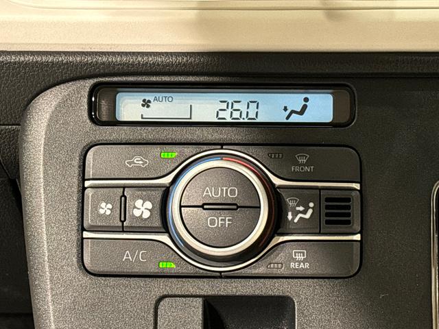 ムーヴキャンバスストライプスＧ　バックモニター対応　電動パーキングブレーキＬＥＤオートライト・フォグランプ　電動パーキングブレーキ　プッシュボタンスタート　セキュリティアラーム　バックカメラ　両側パワースライドドアウエルカムオープン機能　オート電動格納式ドアミラー（広島県）の中古車