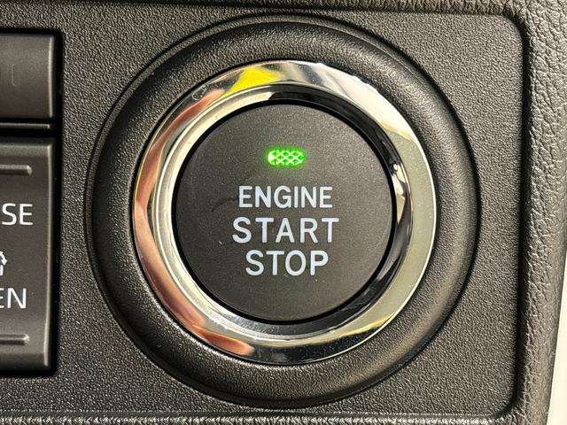 ムーヴキャンバスストライプスＧ　バックモニター対応　電動パーキングブレーキＬＥＤオートライト・フォグランプ　電動パーキングブレーキ　プッシュボタンスタート　セキュリティアラーム　バックカメラ　両側パワースライドドアウエルカムオープン機能　オート電動格納式ドアミラー（広島県）の中古車