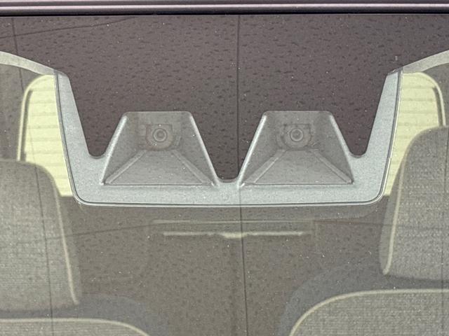 ムーヴキャンバスストライプスＧ　バックモニター対応　電動パーキングブレーキＬＥＤオートライト・フォグランプ　電動パーキングブレーキ　プッシュボタンスタート　セキュリティアラーム　バックカメラ　両側パワースライドドアウエルカムオープン機能　オート電動格納式ドアミラー（広島県）の中古車