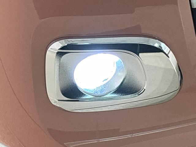 ムーヴキャンバスストライプスＧ　バックモニター対応　電動パーキングブレーキＬＥＤオートライト・フォグランプ　電動パーキングブレーキ　プッシュボタンスタート　セキュリティアラーム　バックカメラ　両側パワースライドドアウエルカムオープン機能　オート電動格納式ドアミラー（広島県）の中古車