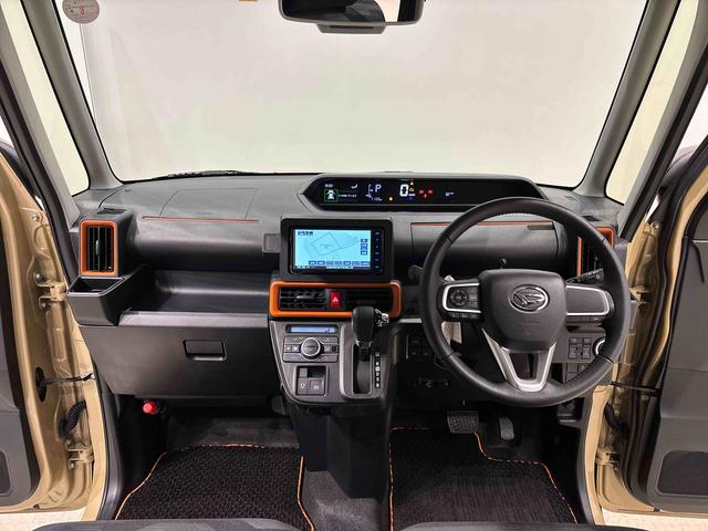 タントファンクロスターボ　社外ナビゲーション　キーフリーシステム純正ナビ装着用アップグレードパック　ミラクルオートステップ　運転席・助手席シートヒーター　両側電動スライドドア　電動パーキングブレーキ　オートブレーキホールド機能　格納式リヤドアサンシェード（広島県）の中古車