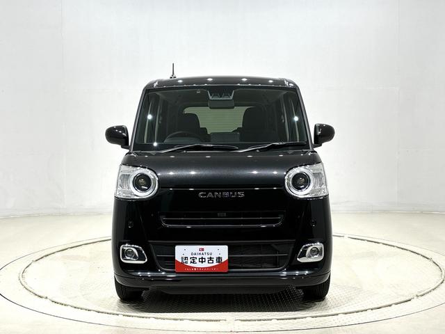 ムーヴキャンバスセオリーGターボLEDオートライト・フォグランプ 電動パーキングブレーキ プッシュボタンスタート セキュリティアラーム バックカメラ 両側パワースライドドアウエルカムオープン機能 オート電動格納式ドアミラー(広島県)の中古車