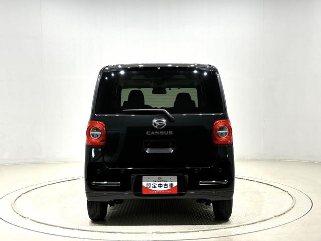 ムーヴキャンバスセオリーGターボLEDオートライト・フォグランプ 電動パーキングブレーキ プッシュボタンスタート セキュリティアラーム バックカメラ 両側パワースライドドアウエルカムオープン機能 オート電動格納式ドアミラー(広島県)の中古車