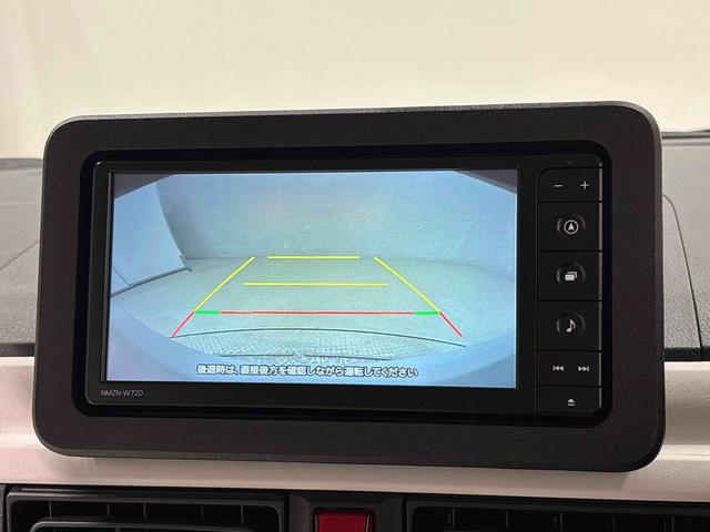 ムーヴキャンバスストライプスＧターボ　ナビゲーション　ＥＴＣ　バックカメラ電動パーキングブレーキ　後席両側パワースライドドア　運転席・助手席シートヒーター　ＬＥＤヘッドライト・フォグランプ　オートライト　サイドエアバッグ　アイドリングストップ機能（広島県）の中古車