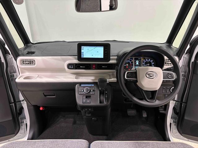 ムーヴキャンバスストライプスＧターボ　ナビゲーション　ＥＴＣ　バックカメラ電動パーキングブレーキ　後席両側パワースライドドア　運転席・助手席シートヒーター　ＬＥＤヘッドライト・フォグランプ　オートライト　サイドエアバッグ　アイドリングストップ機能（広島県）の中古車