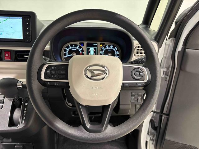 ムーヴキャンバスストライプスＧターボ　ナビゲーション　ＥＴＣ　バックカメラ電動パーキングブレーキ　後席両側パワースライドドア　運転席・助手席シートヒーター　ＬＥＤヘッドライト・フォグランプ　オートライト　サイドエアバッグ　アイドリングストップ機能（広島県）の中古車