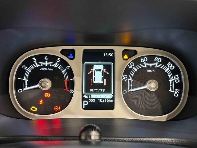 ムーヴキャンバスストライプスＧターボ　ナビゲーション　ＥＴＣ　バックカメラ電動パーキングブレーキ　後席両側パワースライドドア　運転席・助手席シートヒーター　ＬＥＤヘッドライト・フォグランプ　オートライト　サイドエアバッグ　アイドリングストップ機能（広島県）の中古車