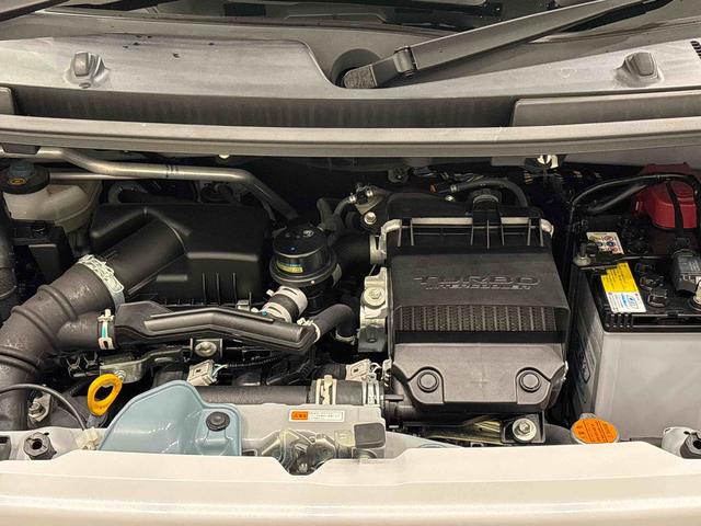 ムーヴキャンバスストライプスＧターボ　ナビゲーション　ＥＴＣ　バックカメラ電動パーキングブレーキ　後席両側パワースライドドア　運転席・助手席シートヒーター　ＬＥＤヘッドライト・フォグランプ　オートライト　サイドエアバッグ　アイドリングストップ機能（広島県）の中古車