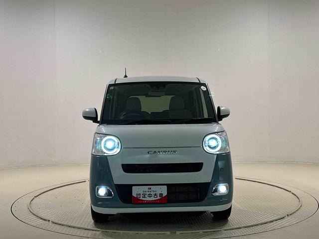 ムーヴキャンバスストライプスＧターボ　ナビゲーション　ＥＴＣ　バックカメラ電動パーキングブレーキ　後席両側パワースライドドア　運転席・助手席シートヒーター　ＬＥＤヘッドライト・フォグランプ　オートライト　サイドエアバッグ　アイドリングストップ機能（広島県）の中古車